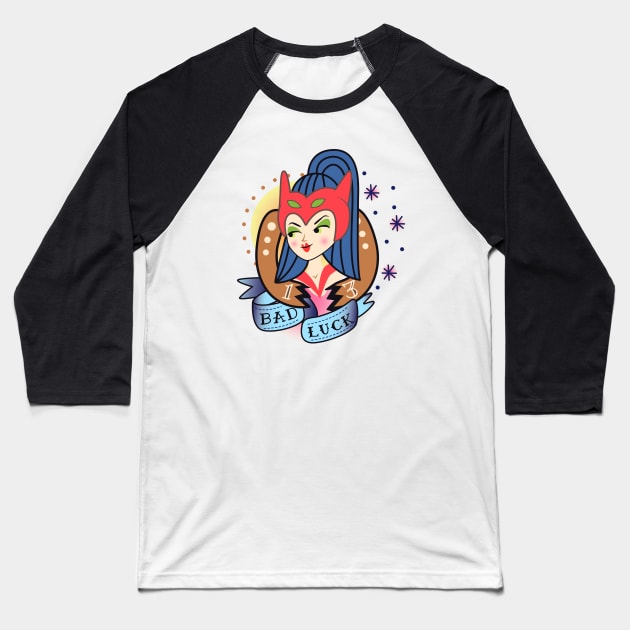 Catra Tattoo Shera Baseball T-Shirt by LADYLOVE